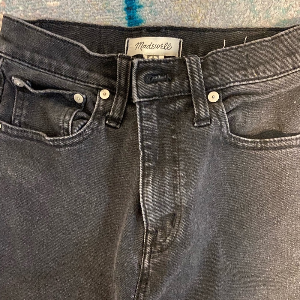Madewell Women's Black Straight Leg Jeans